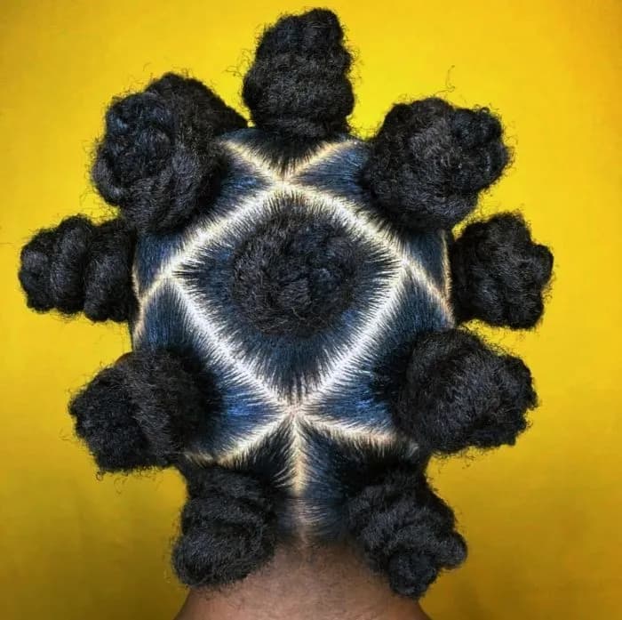 Service Braids Bantu Knot - coiffure africaine