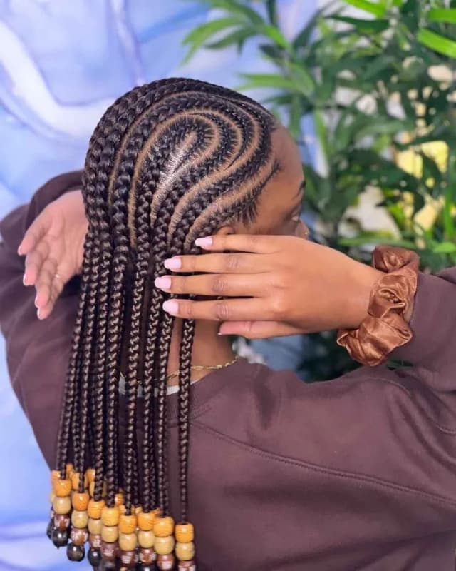 Cornrows - Exemple 1 coiffures africain à Edmundston