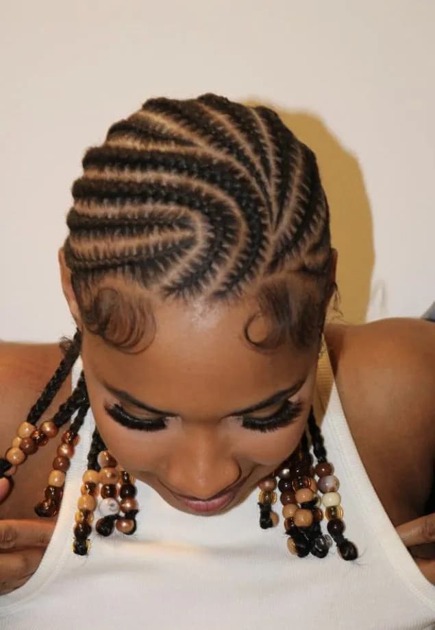 Cornrows - Exemple 2 coiffures africain à Edmundston