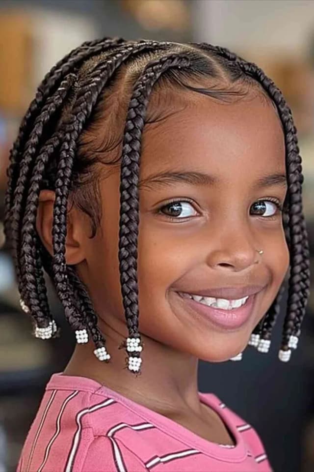 Enfants - Exemple 3 coiffures africain à Edmundston