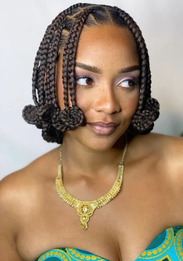 Braids - Exemple 2 coiffures africain à Edmundston