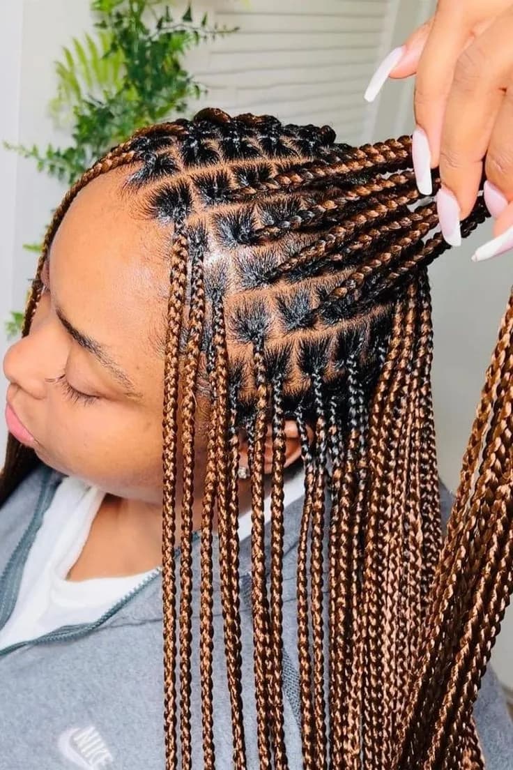 Service Braids Knotless Braids - coiffure africaine